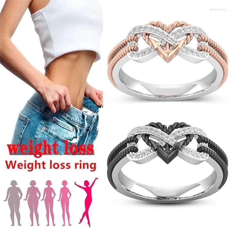 Cluster Rings Black Rose Gold Color Heart For Women Weight Loss Ring Magnetic Therapy Yoga Energy Valentine's Day Birthday Gift
Cluster Rings Black Rose Gold Color Heart For Women Weight Loss Ring Magnetic Therapy Yoga Energy Valentine's Day Birthday Gift