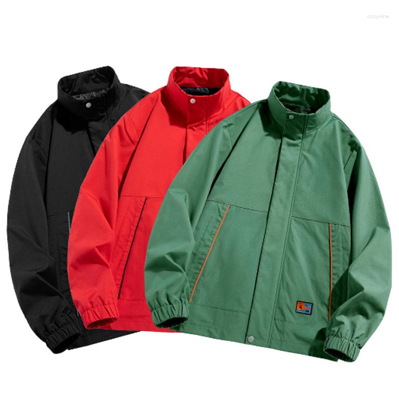 Men's Jackets Casual Varsity Jacket Men Solid Color Streetwear Sport Windbreaker Korean Style Spring Autumn Harajuku Coat Stand Collar, Red
Men's Jackets Casual Varsity Jacket Men Solid Color Streetwear Sport Windbreaker Korean Style Spring Autumn Harajuku Coat Stand Collar, Red