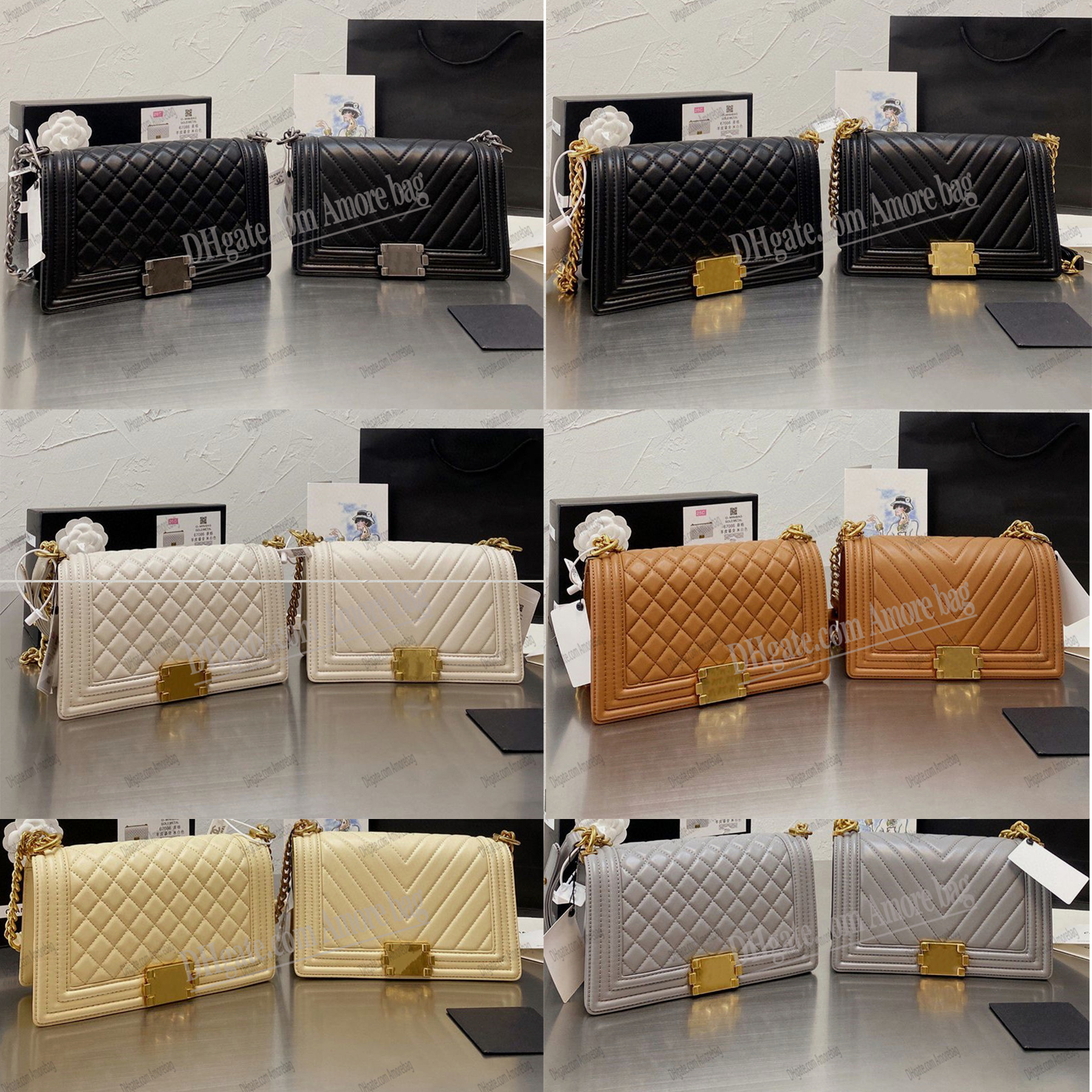 Designer bag Le boy handbag women crossbody bag luxury handbags Antique Metal women shoulder bag Lozenge plaid fishbone bun lady messenger bag Size 20cm 25cm
Designer bag Le boy handbag women crossbody bag luxury handbags Antique Metal women shoulder bag Lozenge plaid fishbone bun lady messenger bag Size 20cm 25cm