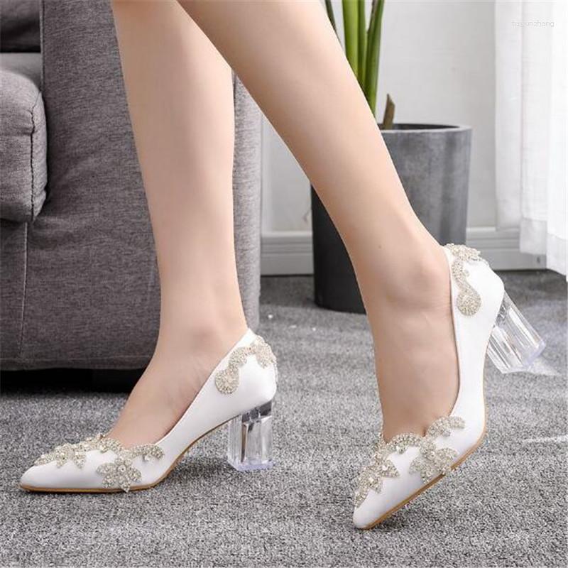 Dress Shoes Women Pumps Wedding Party Banquet PU Rhinestones Slip On 6.5CM Thick High Heels Pointed Toe Size 35-42, Beige
Dress Shoes Women Pumps Wedding Party Banquet PU Rhinestones Slip On 6.5CM Thick High Heels Pointed Toe Size 35-42, Beige