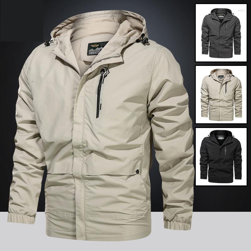 Men' Jackets Men Casual Jacket Waterproof Hooded Windbreaker Spring Autumn Outdoor Trekking Tactical Military Plus Size, White
Men' Jackets Men Casual Jacket Waterproof Hooded Windbreaker Spring Autumn Outdoor Trekking Tactical Military Plus Size, White