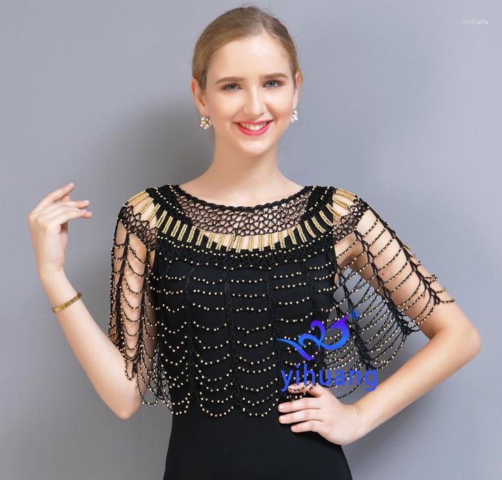 Stage Wear Women Gatsby Beaded Evening Cape Bridal Shawls Bolero Flapper Cover Up Wedding Shawl Wraps Belly Dance Cosplay Tops Prom, Black gold
Stage Wear Women Gatsby Beaded Evening Cape Bridal Shawls Bolero Flapper Cover Up Wedding Shawl Wraps Belly Dance Cosplay Tops Prom, Black gold