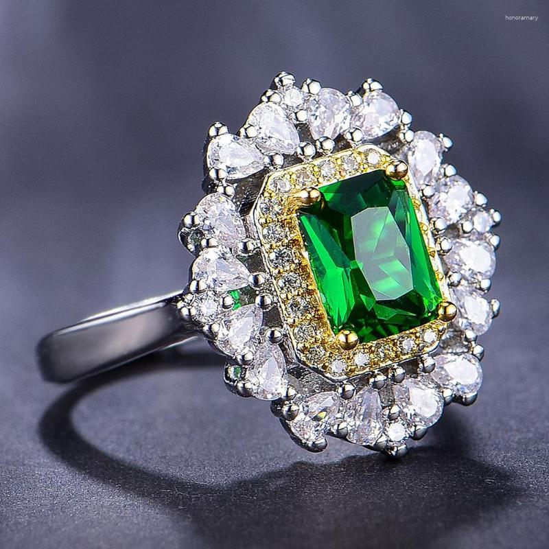 Cluster Rings Vintage Luxury Green Crystal Emerald Gemstones Diamonds For Women White Gold Silver Color Jewelry Bijoux Bague Party Gifts
Cluster Rings Vintage Luxury Green Crystal Emerald Gemstones Diamonds For Women White Gold Silver Color Jewelry Bijoux Bague Party Gifts