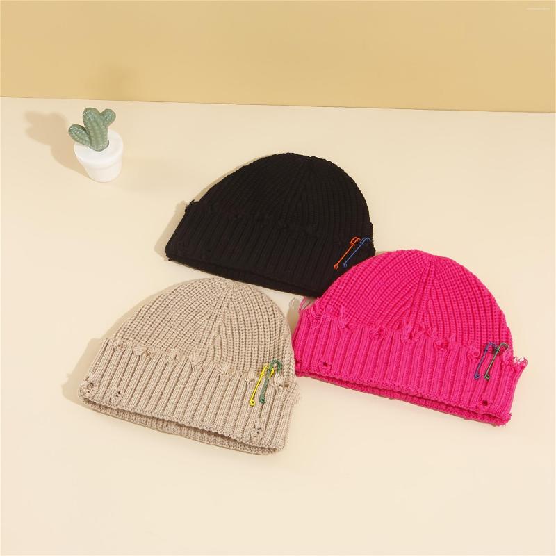 Beanies Pin Trim Knitted Beanie Hat Distressed Warm Winter Knit Cuffed Soft Ski Hats Valentine's Gifts For Her, Black
Beanies Pin Trim Knitted Beanie Hat Distressed Warm Winter Knit Cuffed Soft Ski Hats Valentine's Gifts For Her, Black