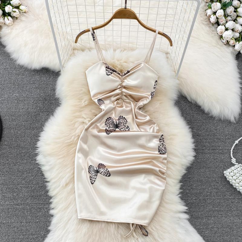 Casual Dresses Women's Dress Sexy Satin Sheath Slim Backless V-Neck Spaghetti Strap Butterfly Print Irregular Drawstring Mini Slip, Black
Casual Dresses Women's Dress Sexy Satin Sheath Slim Backless V-Neck Spaghetti Strap Butterfly Print Irregular Drawstring Mini Slip, Black