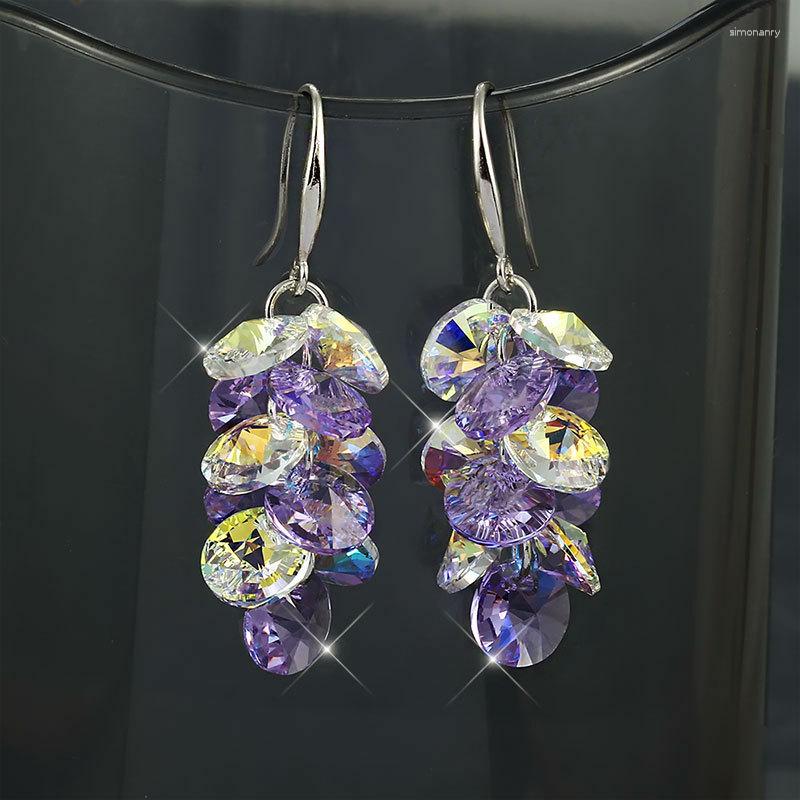Dangle Earrings Luxury Female Crystal Geometry Charm Silver Color Drop Cute Rainbow Zirconia Wedding For Women
Dangle Earrings Luxury Female Crystal Geometry Charm Silver Color Drop Cute Rainbow Zirconia Wedding For Women