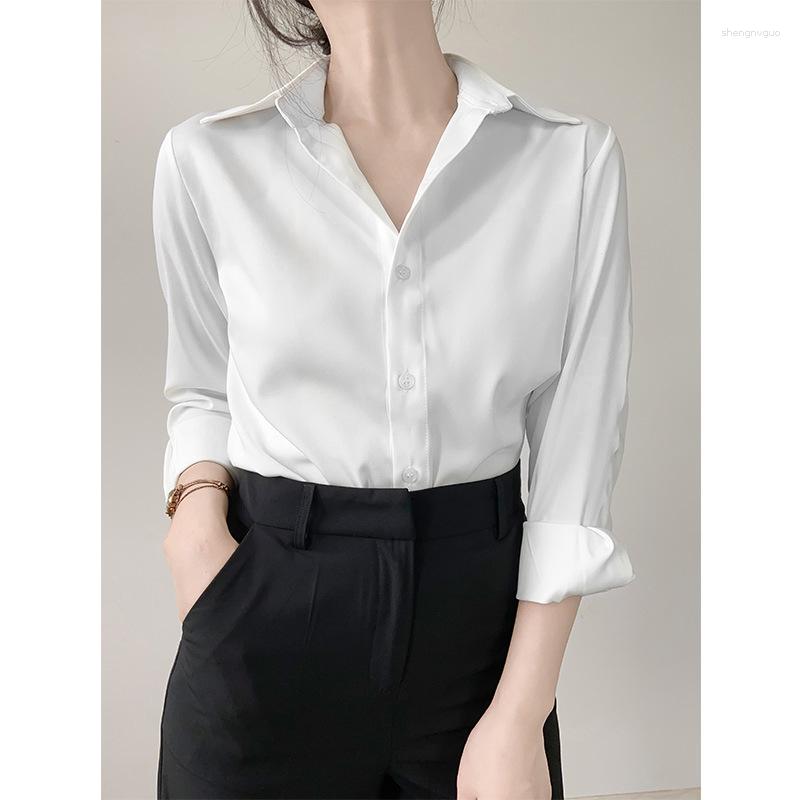 Women' Blouses OLUOLIN Satin Blouse For Women Casual Official Lady V-neck Tops Fashion Elegant Womens And, Pink
Women' Blouses OLUOLIN Satin Blouse For Women Casual Official Lady V-neck Tops Fashion Elegant Womens And, Pink