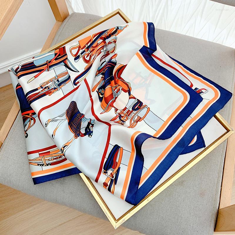 Scarves 70x70cm Silk Spring And Summer Printed Square Fashion Decorative Scarf Retro Simple Small Binding Bag
Scarves 70x70cm Silk Spring And Summer Printed Square Fashion Decorative Scarf Retro Simple Small Binding Bag