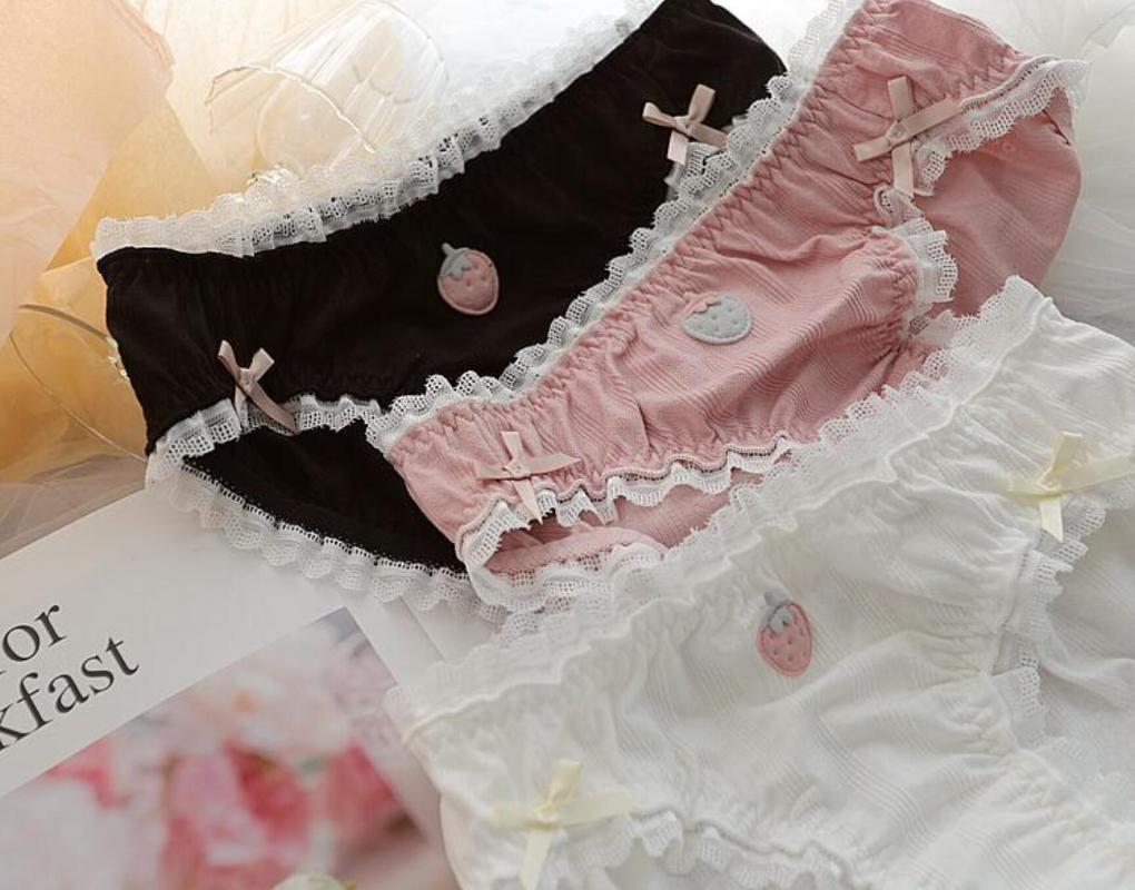 Women's Panties 2023 Arrival 3L 4L 5L 2nd Free Real Poes Lolita Cute Kawaii Ruffles Cotton Brief Underwear Lingerie, Black
Women's Panties 2023 Arrival 3L 4L 5L 2nd Free Real Poes Lolita Cute Kawaii Ruffles Cotton Brief Underwear Lingerie, Black