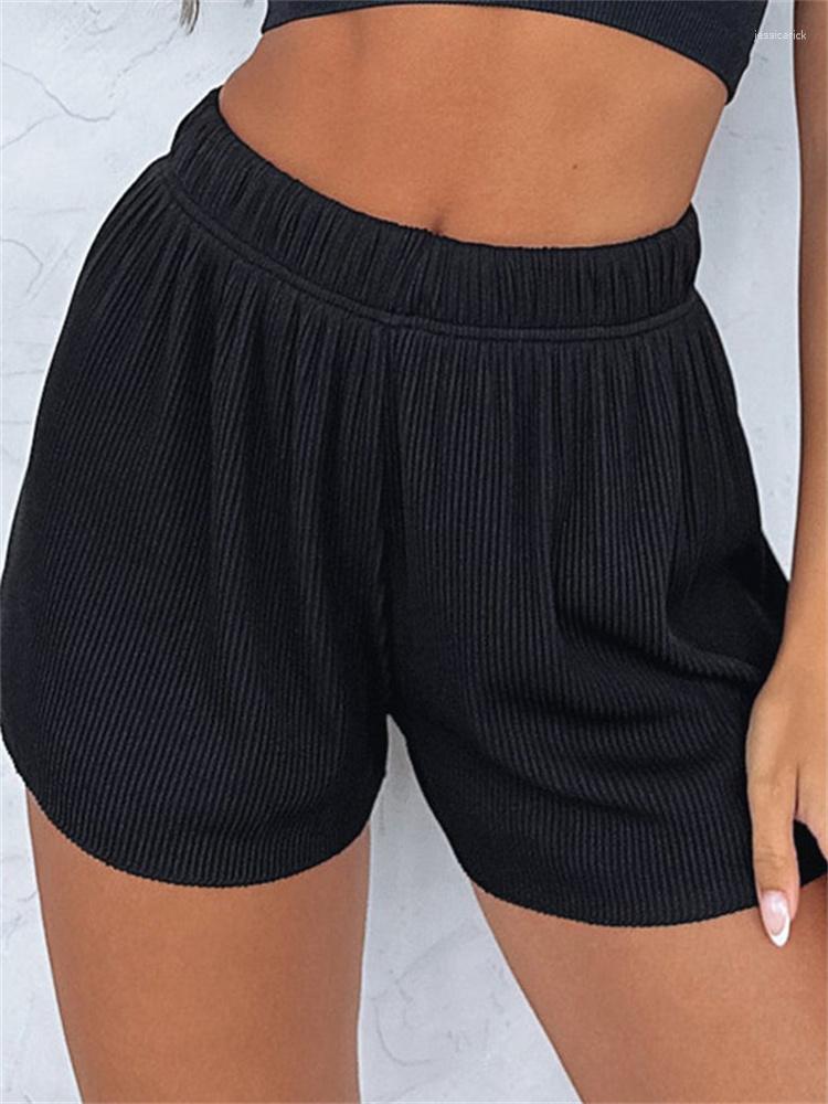 Women' Shorts CHRONSTYLE Women Ribbed Summer Casual Elastic High Waist Solid Color Wide Leg Pleated Short Pants Bottoms Streetwear 2023, Black
Women' Shorts CHRONSTYLE Women Ribbed Summer Casual Elastic High Waist Solid Color Wide Leg Pleated Short Pants Bottoms Streetwear 2023, Black