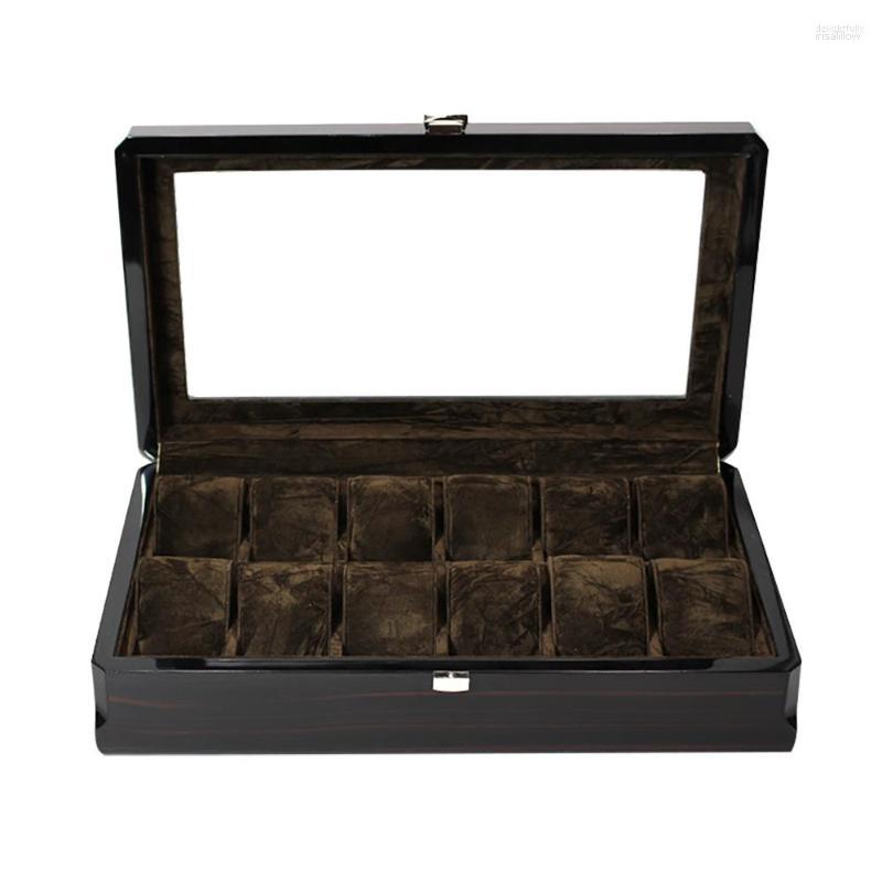 Watch Boxes High-end Box Fashion Wooden Multiple Storage Packaging Display Black Wood Grain
Watch Boxes High-end Box Fashion Wooden Multiple Storage Packaging Display Black Wood Grain