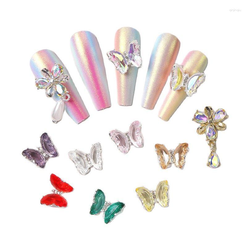 Nail Art Decorations 10PCS Crystal Butterfly Charms 3D Rhinestone For Decoration Handcraft DIY
Nail Art Decorations 10PCS Crystal Butterfly Charms 3D Rhinestone For Decoration Handcraft DIY
