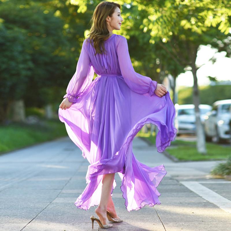 Party Dresses Women Tie On Waist Solid Thin A Line Comfortable Bohemian Elegant Romantic Midi Long Casual Streetwear Robes, Lavender
Party Dresses Women Tie On Waist Solid Thin A Line Comfortable Bohemian Elegant Romantic Midi Long Casual Streetwear Robes, Lavender