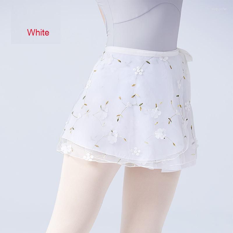 Stage Wear Women Dance Two Layers Skirts Flower Embroidery Wrap Lace-up Dancing Skirt Adult GymTraining, Yellow
Stage Wear Women Dance Two Layers Skirts Flower Embroidery Wrap Lace-up Dancing Skirt Adult GymTraining, Yellow