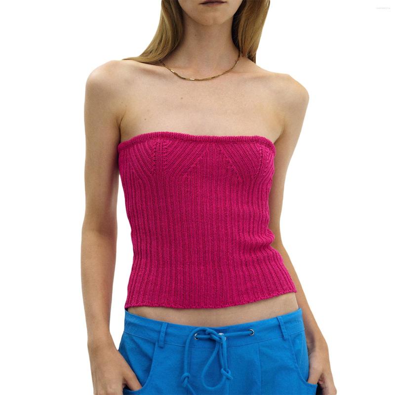 Women' Tanks Summer Women Bandeau Tube Tops Knitted Vest Basic Off-Shoulder Strapless Tank Streetwear
Women' Tanks Summer Women Bandeau Tube Tops Knitted Vest Basic Off-Shoulder Strapless Tank Streetwear