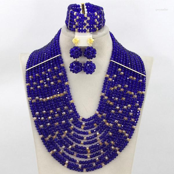 Necklace Earrings Set Crystal Beads Jewelry Costume African Nigerian Wedding Bridal AMJ576, Picture shown
Necklace Earrings Set Crystal Beads Jewelry Costume African Nigerian Wedding Bridal AMJ576, Picture shown