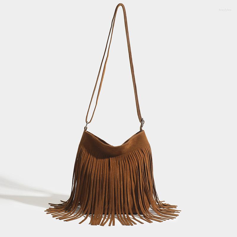 Evening Bags Tassel Large Capacity Bag For Women's Korean Women Shoulder Simple And Promotion, 568 brown
Evening Bags Tassel Large Capacity Bag For Women's Korean Women Shoulder Simple And Promotion, 568 brown