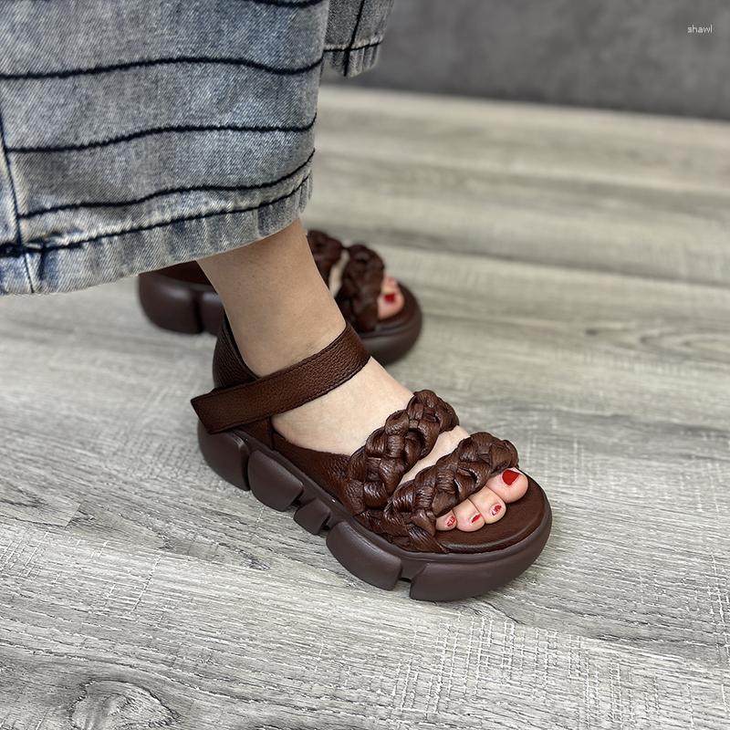Sandals Birkuir Flat Platform For Women Genuine Leather Slides Summer Luxury Wedges 4.5cm Thick Heel Ladies Shoe, Black
Sandals Birkuir Flat Platform For Women Genuine Leather Slides Summer Luxury Wedges 4.5cm Thick Heel Ladies Shoe, Black
