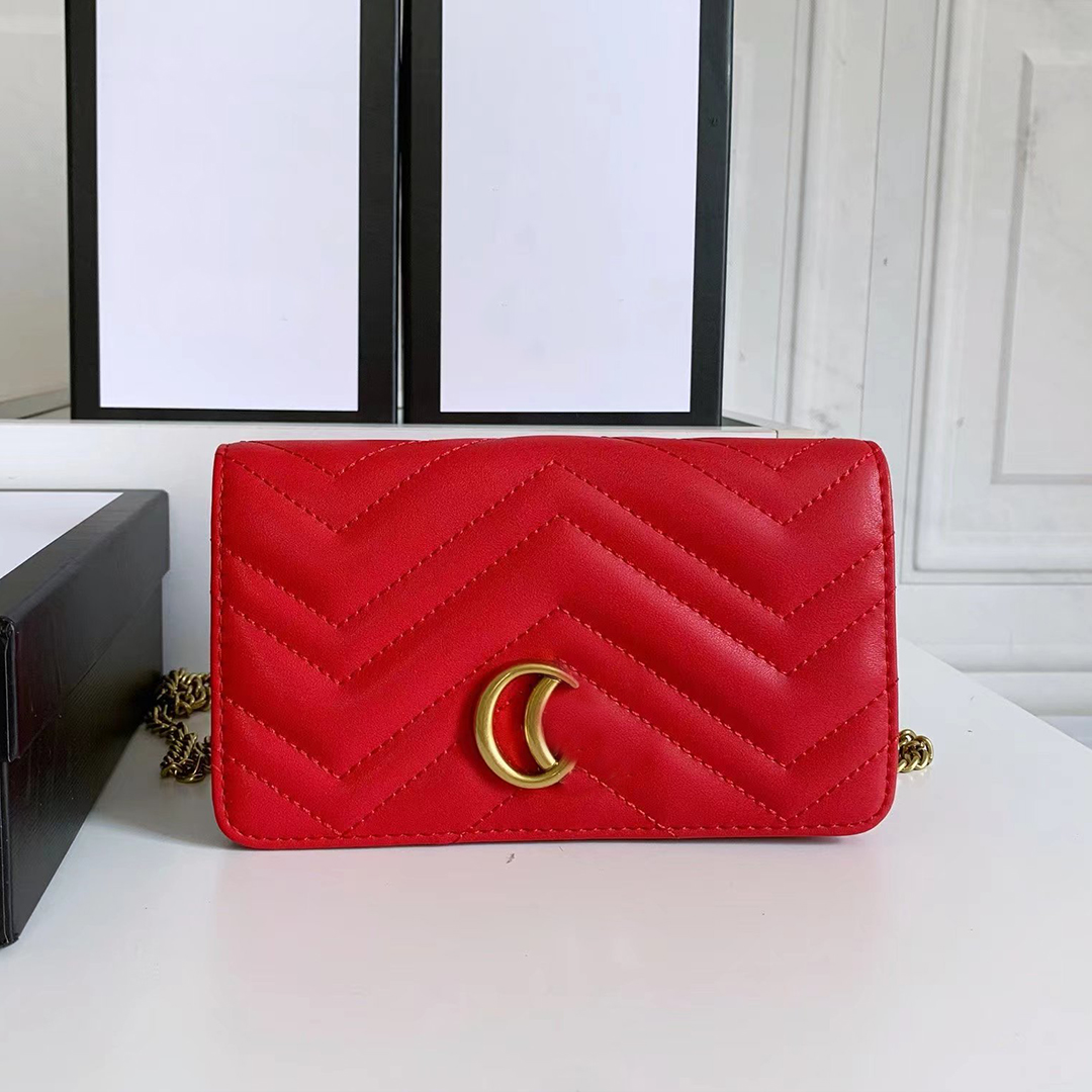MINI Shoulder Bags Marmont tote Bag Crossbody women GGM Red and gold chain 9A designer Handbag Messenger Water ripple card holder Fashion wallet, White
MINI Shoulder Bags Marmont tote Bag Crossbody women GGM Red and gold chain 9A designer Handbag Messenger Water ripple card holder Fashion wallet, White