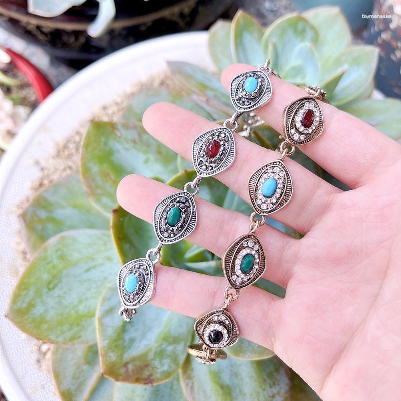 Link Bracelets Chain Vintage Women Bracelet Bohemia Turkish Rhinestone Wedding Jewelry Antique Gold Color Morocco Ladies Wrist BijouxLink
Link Bracelets Chain Vintage Women Bracelet Bohemia Turkish Rhinestone Wedding Jewelry Antique Gold Color Morocco Ladies Wrist BijouxLink