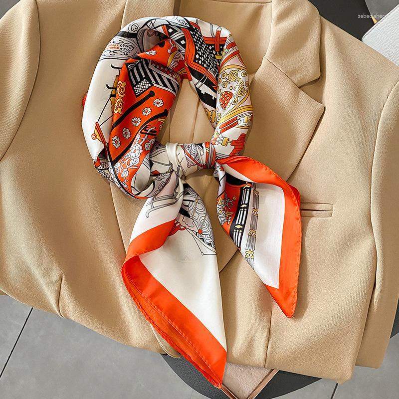 Scarves Silk Square Scarf Women Satin Bandana Floral Print Head Band Lady Hair Shawl Wrap Female Neckerchief Hijab 2023
Scarves Silk Square Scarf Women Satin Bandana Floral Print Head Band Lady Hair Shawl Wrap Female Neckerchief Hijab 2023