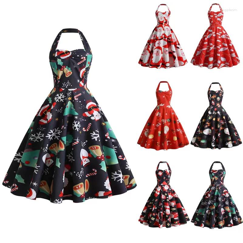Party Dresses Women Vintage Christmas O-Neck Printed Dress Sexy Sleeveless Lace A-Line Swing Autumn Winter Clothing For Female 2023, Black
Party Dresses Women Vintage Christmas O-Neck Printed Dress Sexy Sleeveless Lace A-Line Swing Autumn Winter Clothing For Female 2023, Black