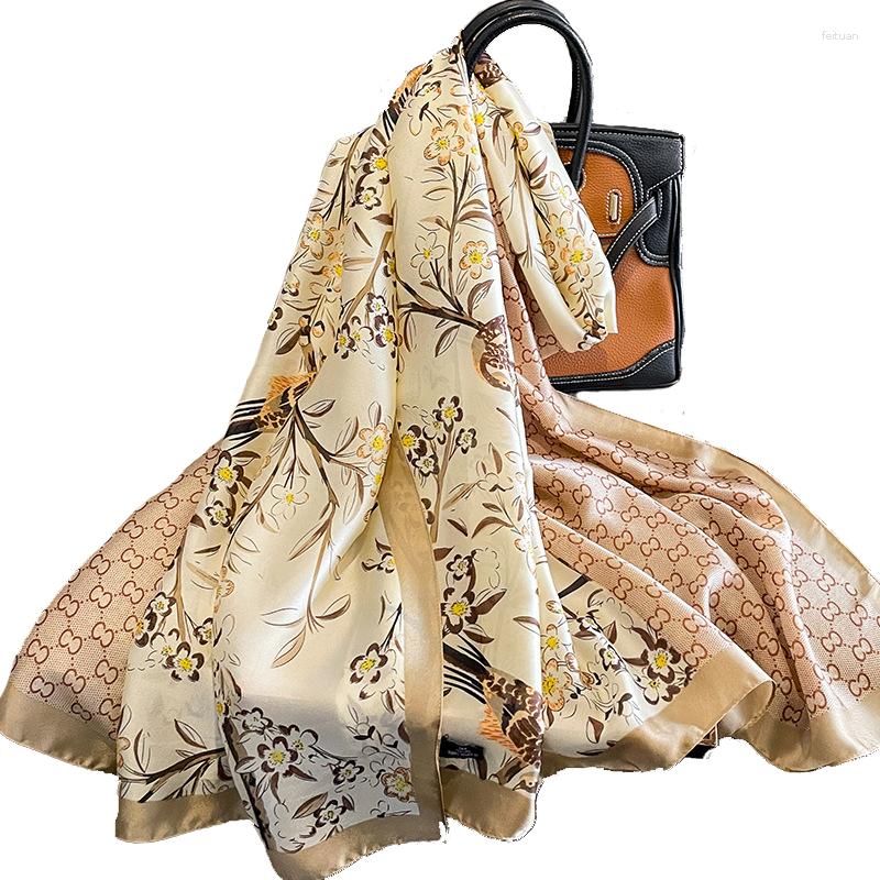 Scarves Silk Scarf Women Designer Floral Shawls And Wraps Soft Foulard Femme Long Muslim Hijab YD0758
Scarves Silk Scarf Women Designer Floral Shawls And Wraps Soft Foulard Femme Long Muslim Hijab YD0758