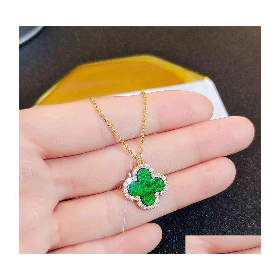 Pendant Necklaces 2022 Neck Ornament Clover Necklace Womens Net Red Summer Diamond Temperament Green Chain Niche Clavicle Drop Deliv Dhsyl
Pendant Necklaces 2022 Neck Ornament Clover Necklace Womens Net Red Summer Diamond Temperament Green Chain Niche Clavicle Drop Deliv Dhsyl
