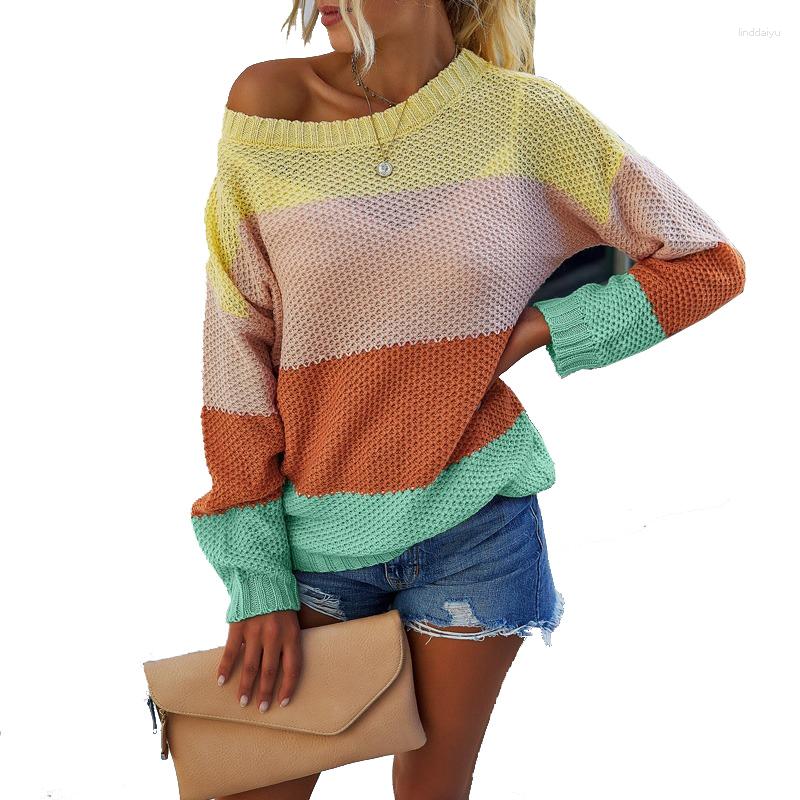 Women' Sweaters 2023 Knit Women Long Sleeve Autumn Winter Fashion Striped Sweater Tops Casual Warm Female Sueter Mujer, Pink
Women' Sweaters 2023 Knit Women Long Sleeve Autumn Winter Fashion Striped Sweater Tops Casual Warm Female Sueter Mujer, Pink