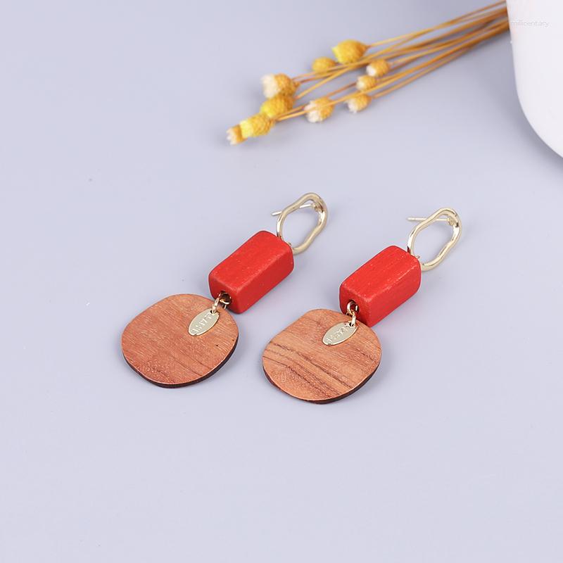 Dangle Earrings Wood For Women Vintage 2023 Access Geometric Korean Fashion Star Selling Products Statement
Dangle Earrings Wood For Women Vintage 2023 Access Geometric Korean Fashion Star Selling Products Statement