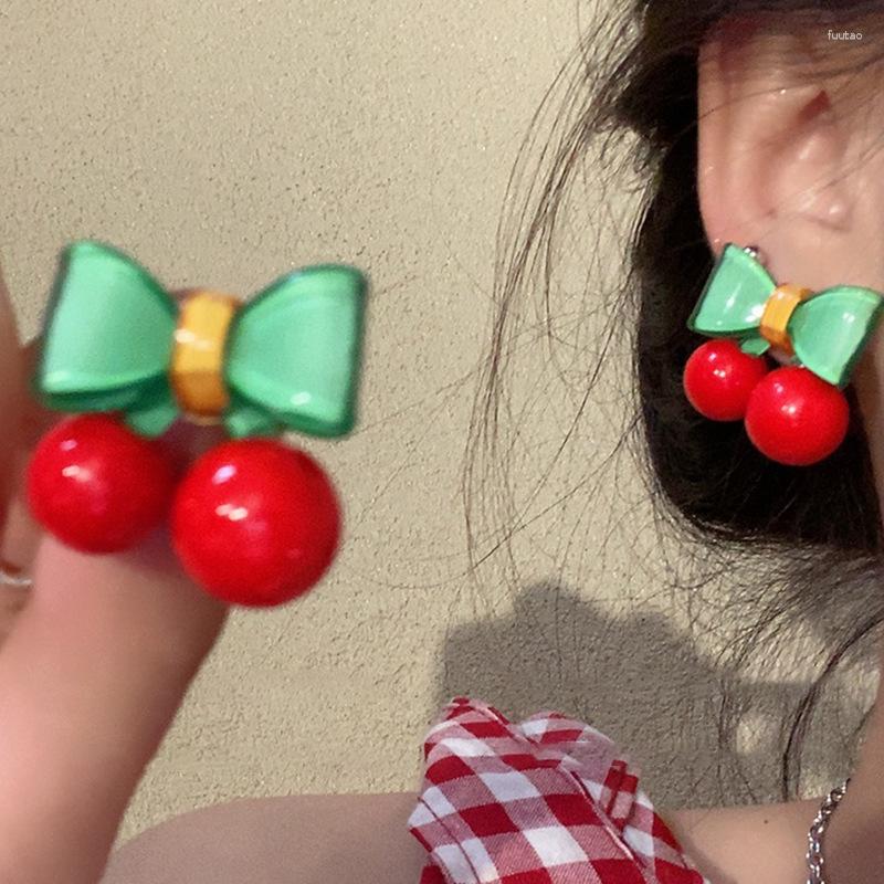 Dangle Earrings Fashion Dripping Oil Small Cherry Bow Female Models Girls Accessories Jewelry Wholesale
Dangle Earrings Fashion Dripping Oil Small Cherry Bow Female Models Girls Accessories Jewelry Wholesale