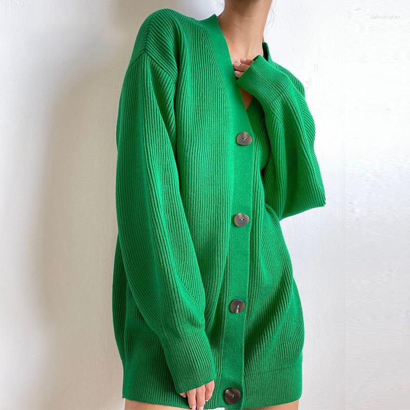 Women' Knits 2023 Autumn/Winter Green Cardigan Women' Long Sleeve Knit Button Casual Fashion Loose Knitted Sweater Vintage
Women' Knits 2023 Autumn/Winter Green Cardigan Women' Long Sleeve Knit Button Casual Fashion Loose Knitted Sweater Vintage