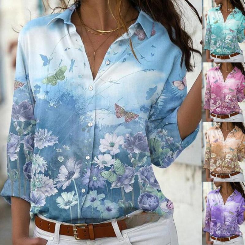 Women's Blouses Printed Elegant Women Shirt Loose Lapel Single Breasted Casual All-match Female Shirts 2023 Spring Summer Long Sleeve Tops, Light yellow
Women's Blouses Printed Elegant Women Shirt Loose Lapel Single Breasted Casual All-match Female Shirts 2023 Spring Summer Long Sleeve Tops, Light yellow