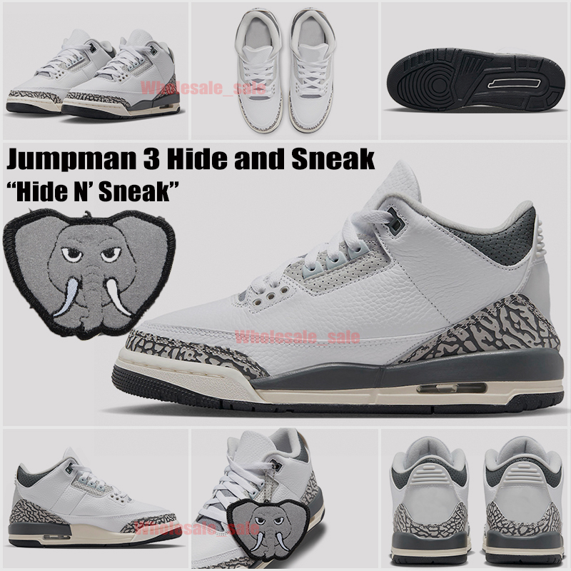 Hide And Sneak 3s Basketball Shoes Jumpman 3 Hide N Sneak Elephant Mens White Black Iron Light Grey Sail Cement Trainers Sports Low J Balvin Medellin Sunset Sneakers, Medellín sunset 40-47
Hide And Sneak 3s Basketball Shoes Jumpman 3 Hide N Sneak Elephant Mens White Black Iron Light Grey Sail Cement Trainers Sports Low J Balvin Medellin Sunset Sneakers, Medellín sunset 40-47