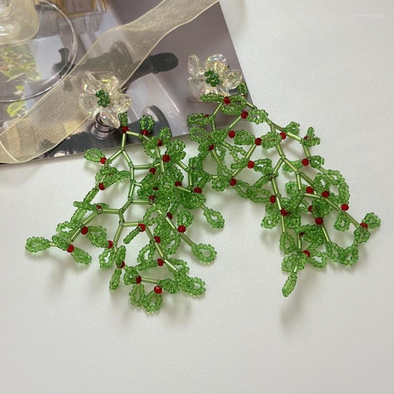 Dangle Earrings Korean Crystal Green Leaf Long Tassel Jewelry Accessories Exaggerated Earings For Women Girl
Dangle Earrings Korean Crystal Green Leaf Long Tassel Jewelry Accessories Exaggerated Earings For Women Girl