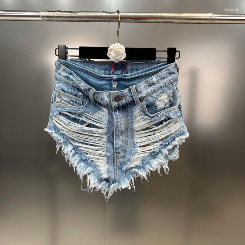 Women' Shorts BORVEMAYS Hollow Out Hole Personality Denim Street Patchwork High Waist Summer Fashion Jeans 2023 WZ2088, Denim blue
Women' Shorts BORVEMAYS Hollow Out Hole Personality Denim Street Patchwork High Waist Summer Fashion Jeans 2023 WZ2088, Denim blue