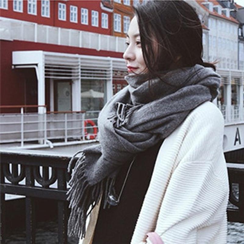 Scarves Unisex Scarf Female Winter Korean Version Wild Long Cashmere Shawl Dual-Use Solid Color Thickening Couple Gray Bib For Men
Scarves Unisex Scarf Female Winter Korean Version Wild Long Cashmere Shawl Dual-Use Solid Color Thickening Couple Gray Bib For Men