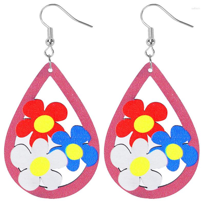 Dangle Earrings Arrival Valentine's Day Rainbow Bridge LOVE Flowers Wood For Girls Colored Cutout Teardrop Ear Jewelry
Dangle Earrings Arrival Valentine's Day Rainbow Bridge LOVE Flowers Wood For Girls Colored Cutout Teardrop Ear Jewelry