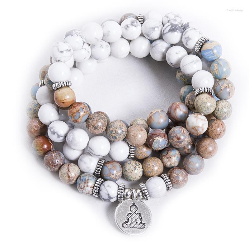 Strand 8mm Imperial Turquoise Howlite Elastic Cord Wrap Bracelet 108 Mala Beads Yoga Prayer Men And Women Japamala Jewelry
Strand 8mm Imperial Turquoise Howlite Elastic Cord Wrap Bracelet 108 Mala Beads Yoga Prayer Men And Women Japamala Jewelry