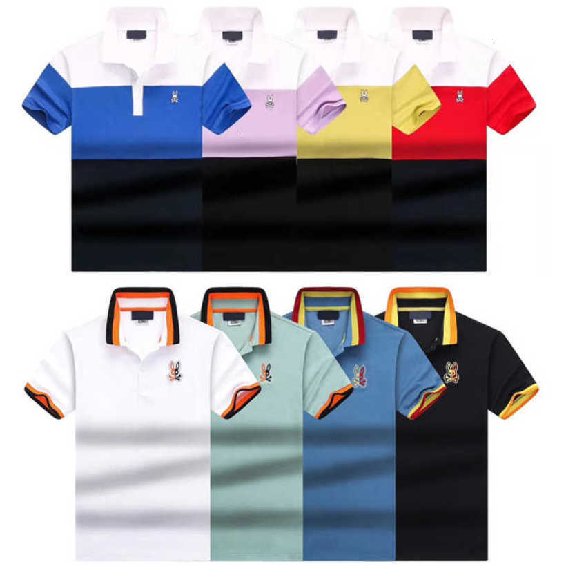 Men T-shirts Psychos Polo Bunnys Tees Casual Summer Slim Skull Rabbit Print Short Sailor Neck T-shirt Fashion Streetwear Weyg
Men T-shirts Psychos Polo Bunnys Tees Casual Summer Slim Skull Rabbit Print Short Sailor Neck T-shirt Fashion Streetwear Weyg