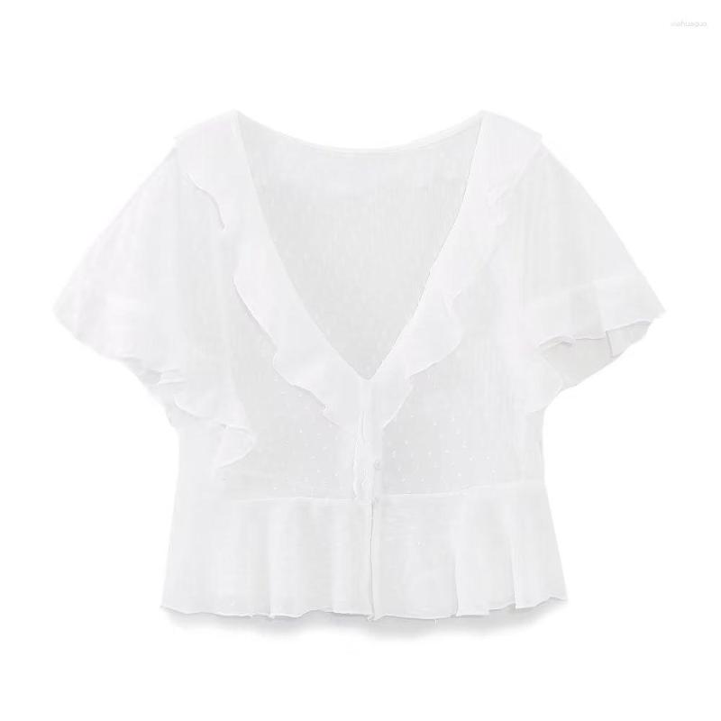 Women's Blouses The Latest Design Women's Pure White Shirt Sexy Transparent Girl Top Blouse, Bj-3260
Women's Blouses The Latest Design Women's Pure White Shirt Sexy Transparent Girl Top Blouse, Bj-3260