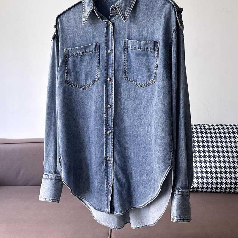 Women's Blouses 2023 Spring Retro Thin Shirt Cowgirl Color Simple All-match Top
Women's Blouses 2023 Spring Retro Thin Shirt Cowgirl Color Simple All-match Top