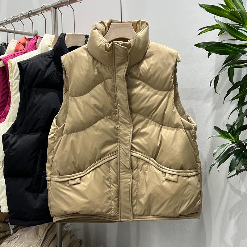 Women' Vests Lagabogy 2023 Autumn Winter Stand Collar 90% White Duck Down Coats Women Short Style Warm Basic Vest Casual Pocket Sleeveless, Black
Women' Vests Lagabogy 2023 Autumn Winter Stand Collar 90% White Duck Down Coats Women Short Style Warm Basic Vest Casual Pocket Sleeveless, Black