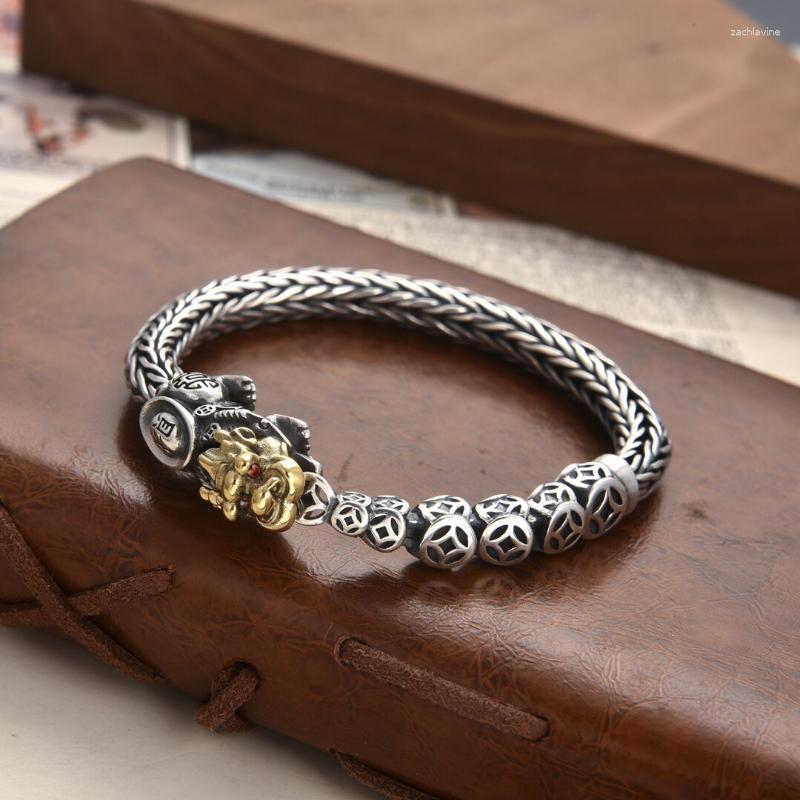 Link Bracelets XiYuan Silver Color China-Chic Brand Original Heavy Industry Pixiu Personalized Bracelet Chain 5m Wide Gold Jewelry
Link Bracelets XiYuan Silver Color China-Chic Brand Original Heavy Industry Pixiu Personalized Bracelet Chain 5m Wide Gold Jewelry