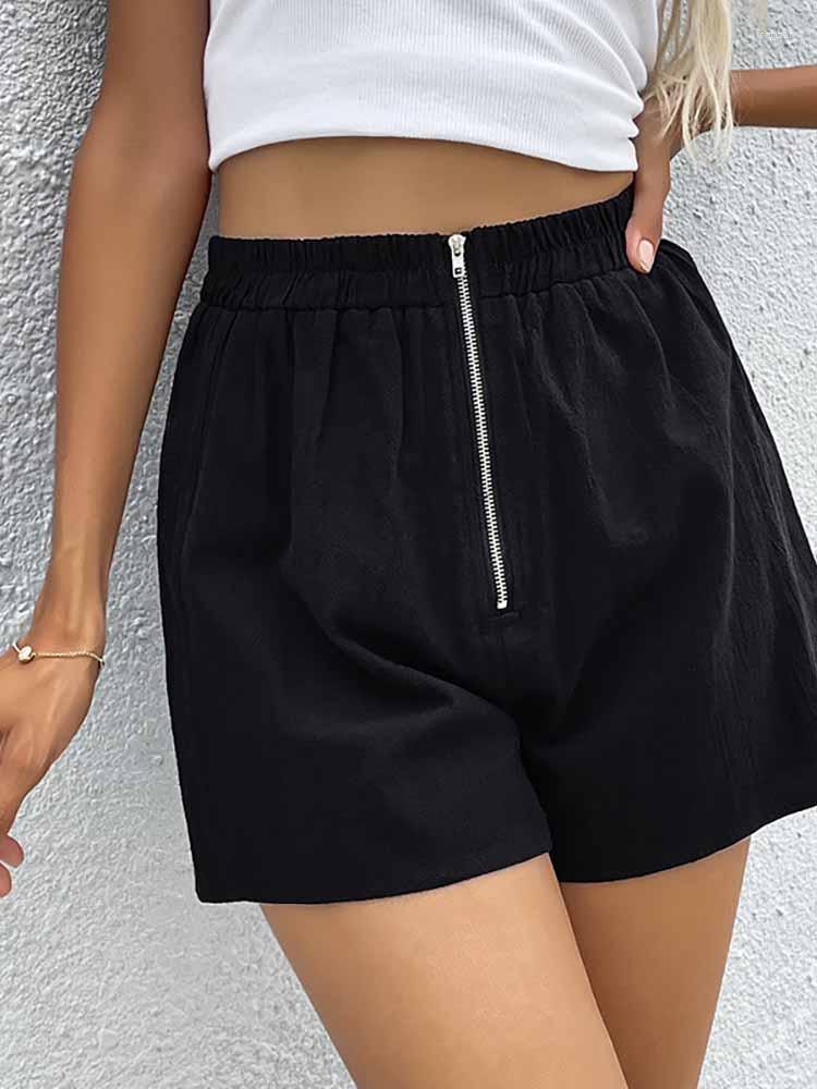 Women's Shorts Women Black 2023 Summer Casual Zipper Design Wide Leg Women's Thin Section Breathable Elastic Waist
Women's Shorts Women Black 2023 Summer Casual Zipper Design Wide Leg Women's Thin Section Breathable Elastic Waist