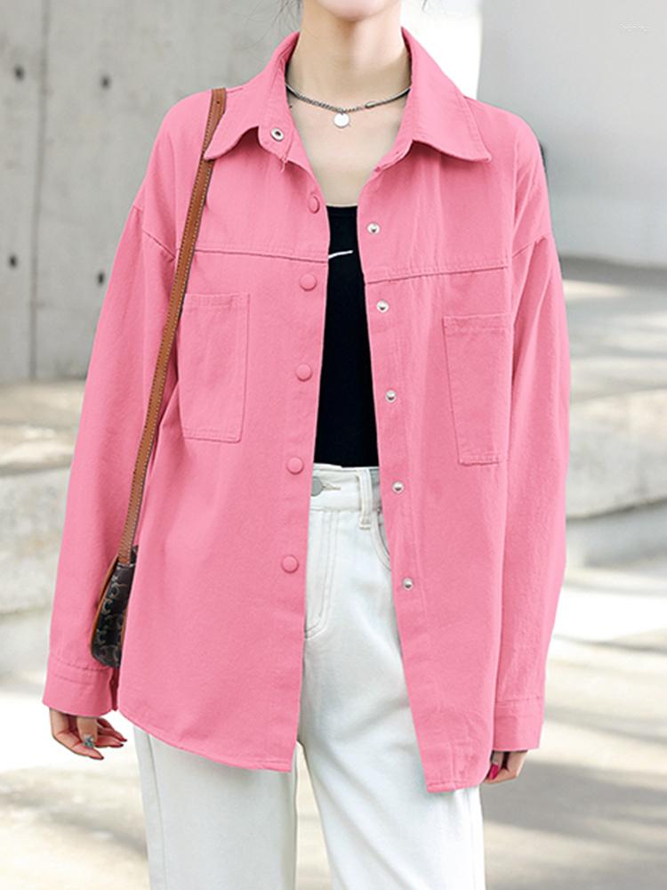 Women' Blouses Casual Loose Fitting Denim Shirt Single Breasted Lapel Long Sleeved Top 2023 Summer Korean Fashion Clothing, Green
Women' Blouses Casual Loose Fitting Denim Shirt Single Breasted Lapel Long Sleeved Top 2023 Summer Korean Fashion Clothing, Green