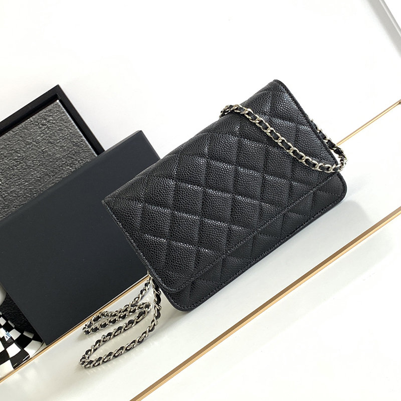 Designer Crossbody Bag Caviar Wallet On Chain Bag 10A Lambskin Flap Bag With Box C027
Designer Crossbody Bag Caviar Wallet On Chain Bag 10A Lambskin Flap Bag With Box C027