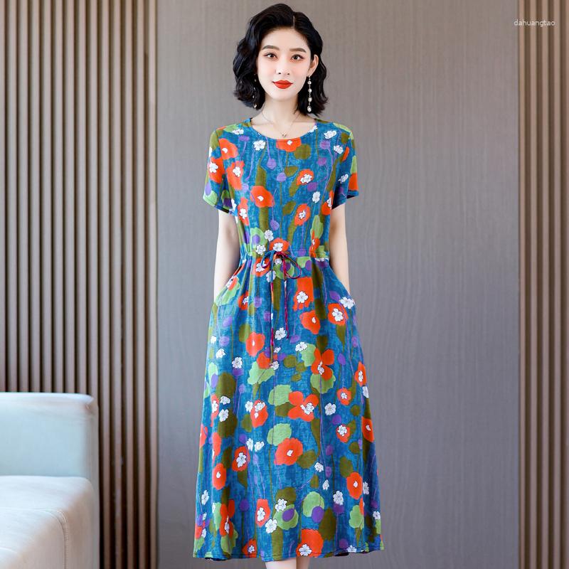 Casual Dresses Elegant For Women 2023 Vintage Print Long Dress Summer Short Sleeve Korean Style Female Clothing, 13
Casual Dresses Elegant For Women 2023 Vintage Print Long Dress Summer Short Sleeve Korean Style Female Clothing, 13