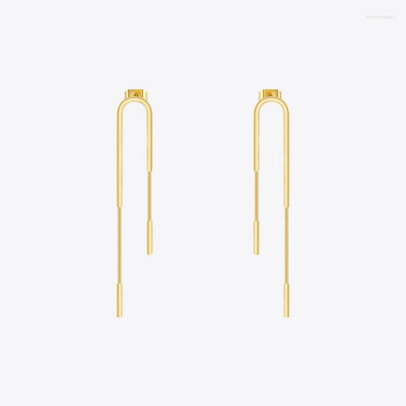 Dangle Earrings ENFASHION Pendientes Inverted U-shaped Drop For Women Stainless Steel Eye Catchy Simple Fashion Jewelry 1514
Dangle Earrings ENFASHION Pendientes Inverted U-shaped Drop For Women Stainless Steel Eye Catchy Simple Fashion Jewelry 1514