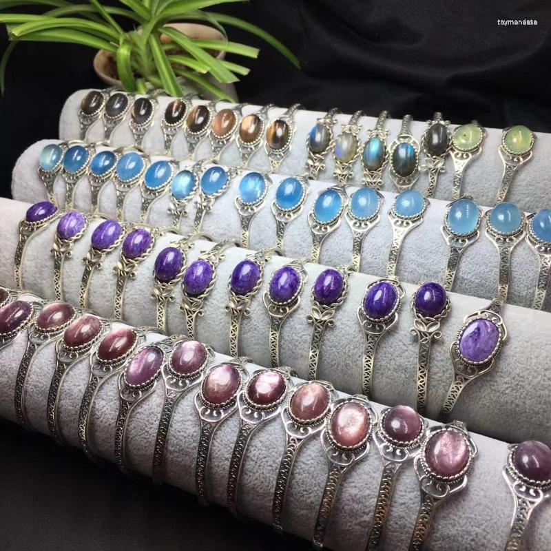 Strand Beaded Strands 1 Pc Natural Sunstone Labradorite Aquamarine Lepidolite Charoite Prehnite Bracelet Bangle Cabochon Shape 925 Sterling
Strand Beaded Strands 1 Pc Natural Sunstone Labradorite Aquamarine Lepidolite Charoite Prehnite Bracelet Bangle Cabochon Shape 925 Sterling